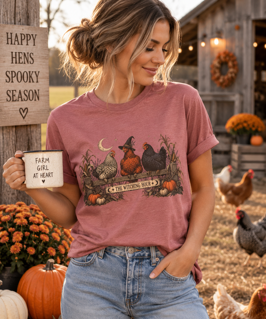 Lifestyle image for The Witching Hour hens tee